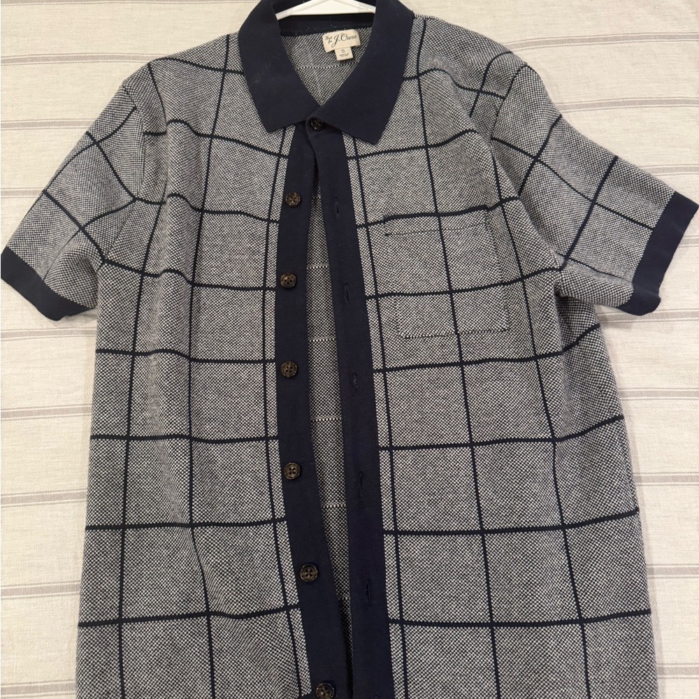 J. Crew Navy Knit Polo